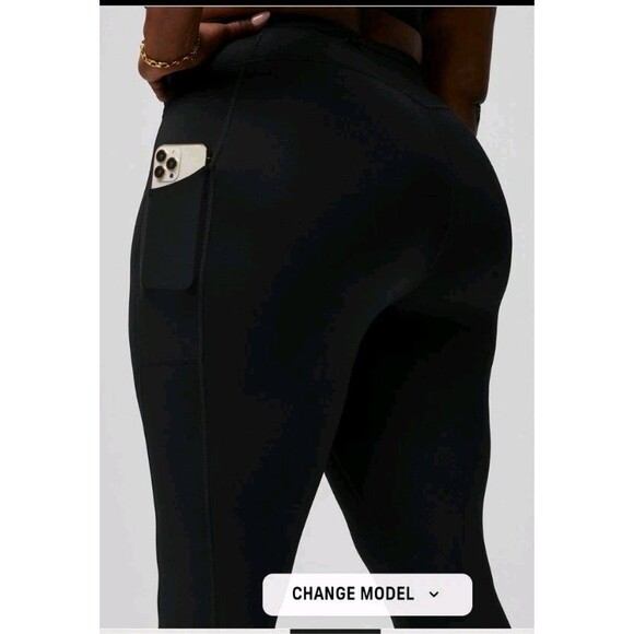Fabletics Anywhere Motion365+ Blue High-Waisted Utility Legging sz 2X - Picture 10 of 11